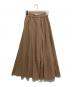 CLOTH&CROSS（クロスアンドクロス）の古着「パウダーシフォンパネルスカート」｜ベージュ