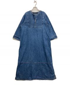 中古・古着通販】Hug O'War (ハグオーワー) リネンワンピース ブラウン 中古・古着通販】Hug O'War (ハグオーワー) リネンワンピース ブラウン