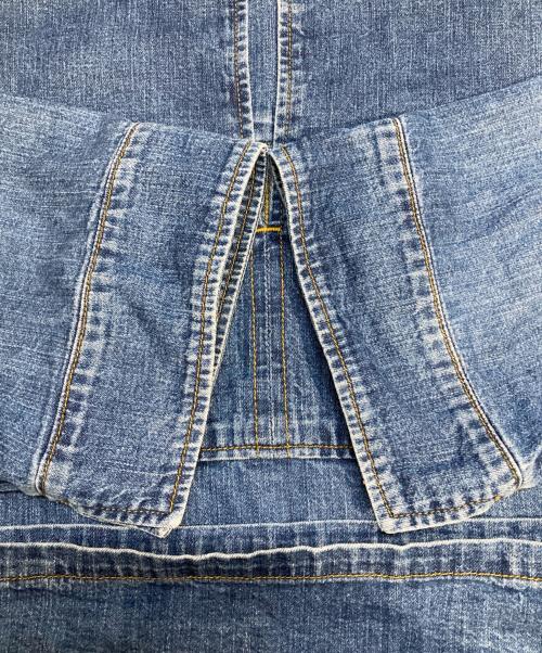 CLOTH&CROSS（クロスアンドクロス）CLOTH&CROSS (クロスアンドクロス) デニムカフタンワンピースで ブルー サイズ:2 (M)の古着・服飾アイテム