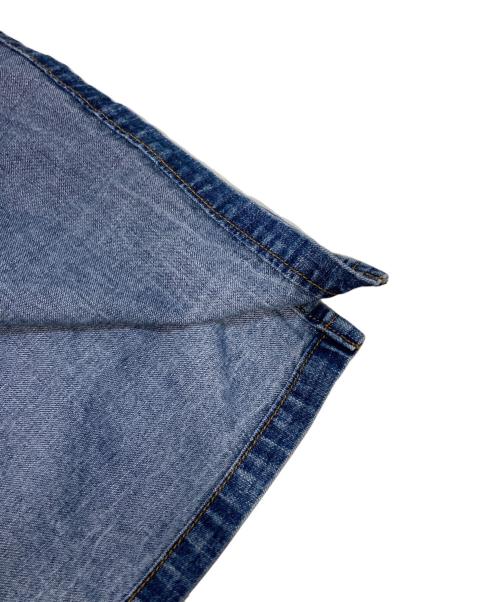 CLOTH&CROSS（クロスアンドクロス）CLOTH&CROSS (クロスアンドクロス) デニムカフタンワンピースで ブルー サイズ:2 (M)の古着・服飾アイテム