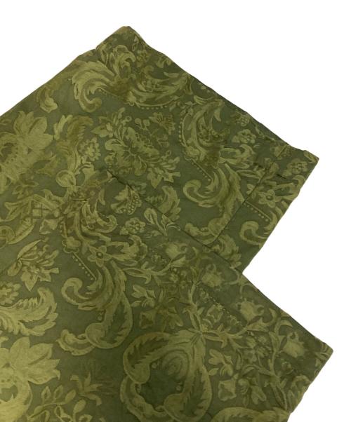 CABAN（キャバン）CABaN (キャバン) レーヨン フラワージャカードシャーリングパンツ カーキ サイズ:Mの古着・服飾アイテム