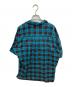 CABaN (キャバン) コットンリヨセル チェックオープンカラーシャツ グリーン×ブラウン サイズ:S：8000円