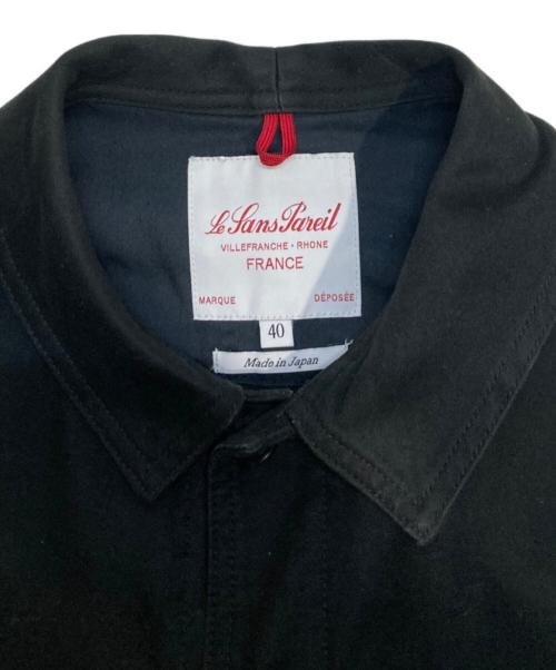 Le Sans Pareil（ル サン パレイユ）Le sans pareil (ル サン パレイユ) CTN MS TRDITIONAL COVERALL ＊ ブラック サイズ:40の古着・服飾アイテム