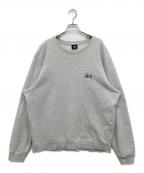 stussyステューシー）の古着「プリントスウェット」｜グレー