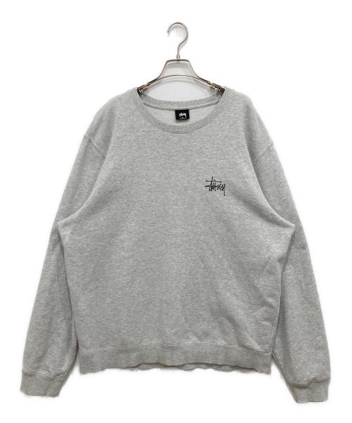 stussy（ステューシー）stussy (ステューシー) プリントスウェット グレー サイズ:XLの古着・服飾アイテム