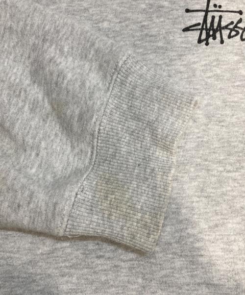 stussy（ステューシー）stussy (ステューシー) プリントスウェット グレー サイズ:XLの古着・服飾アイテム