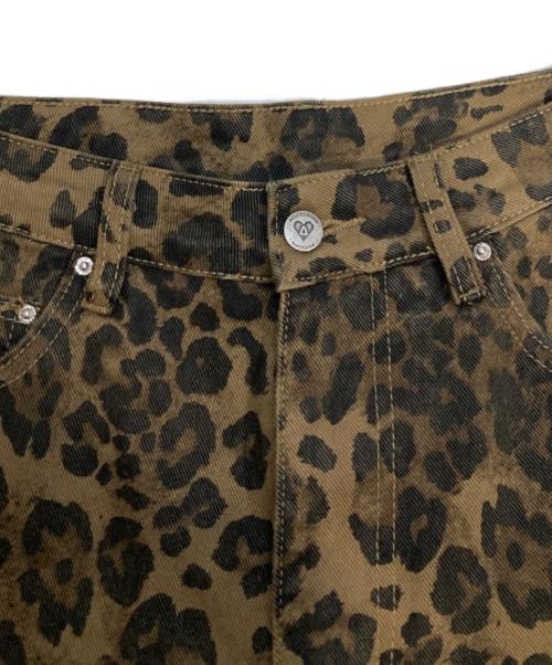 AELFRIC EDEN（エルフリック エデン）AELFRIC EDEN (エルフリック エデン) レオパード柄パンツ カーキ サイズ:76cm (W30)の古着・服飾アイテム