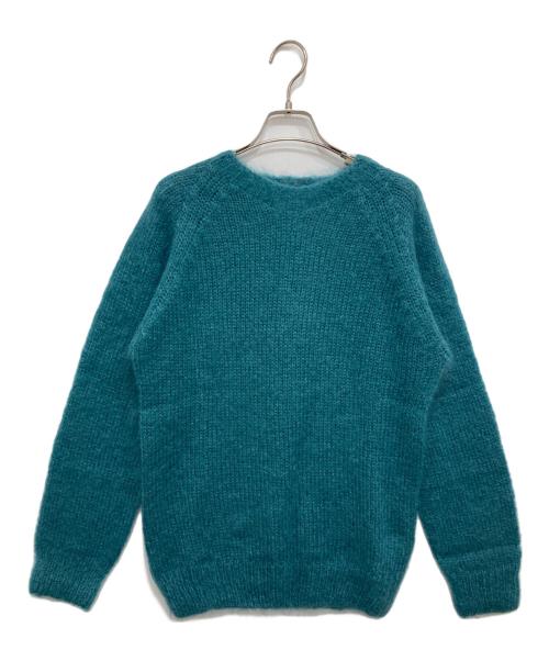 BEAUTY&YOUTH（ビューティーアンドユース）BEAUTY&YOUTH (ビューティーアンドユース) モヘヤ クルーネックニットプルオーバー グリーン サイズ:-の古着・服飾アイテム