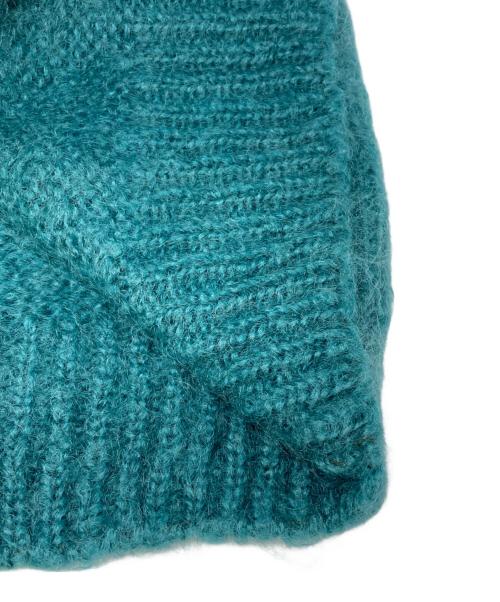 BEAUTY&YOUTH（ビューティーアンドユース）BEAUTY&YOUTH (ビューティーアンドユース) モヘヤ クルーネックニットプルオーバー グリーン サイズ:-の古着・服飾アイテム