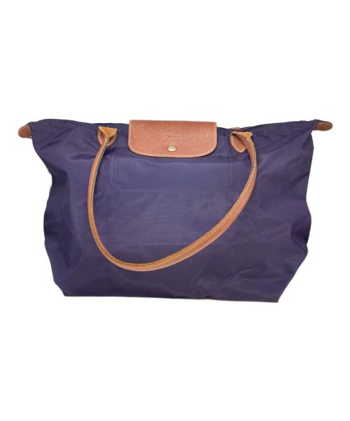 LONGCHAMP（ロンシャン）LONGCHAMP (ロンシャン) ル プリアージュ トートバッグ パープルの古着・服飾アイテム