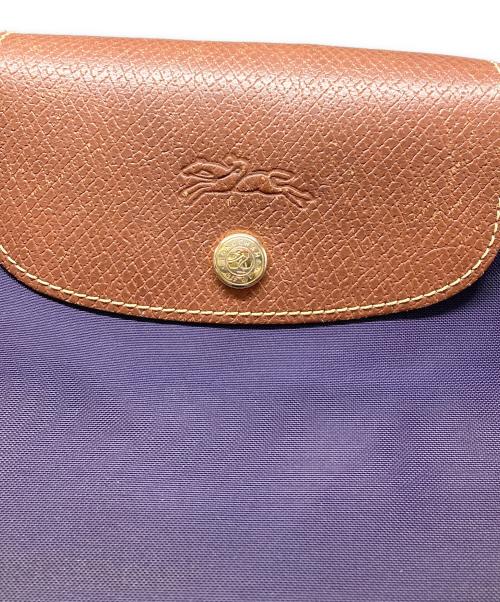 LONGCHAMP（ロンシャン）LONGCHAMP (ロンシャン) ル プリアージュ トートバッグ パープルの古着・服飾アイテム
