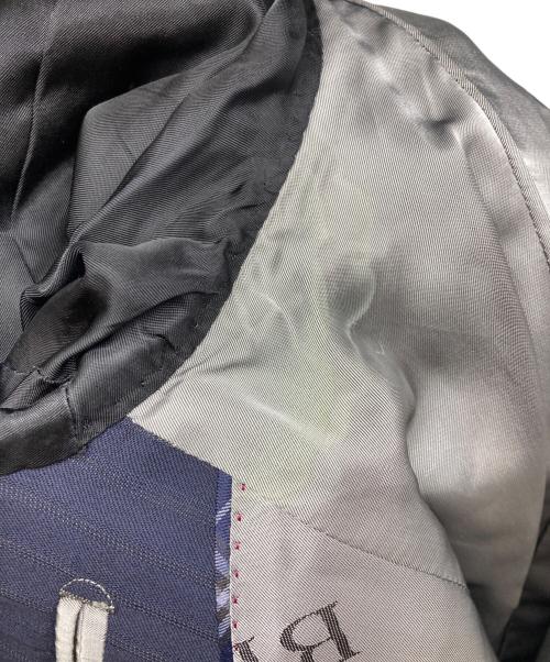 BLACK LABEL CRESTBRIDGE（ブラックレーベル クレストブリッジ）BLACK LABEL CRESTBRIDGE (ブラックレーベル クレストブリッジ) 2Bストライプジャケット ネイビー サイズ:40(L)の古着・服飾アイテム