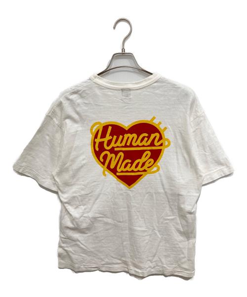 HUMAN MADE（ヒューマンメイド）HUMAN MADE (ヒューマンメイド) ハート刺繍Tシャツ ホワイト サイズ:XLの古着・服飾アイテム