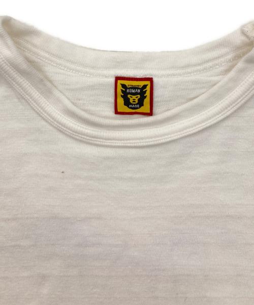 HUMAN MADE（ヒューマンメイド）HUMAN MADE (ヒューマンメイド) ハート刺繍Tシャツ ホワイト サイズ:XLの古着・服飾アイテム