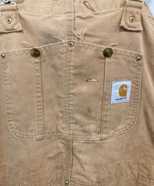 CarHartt（カーハート）CarHartt (カーハート) ダブルニーオーバーオール ベージュ サイズ:表記なしの古着・服飾アイテム
