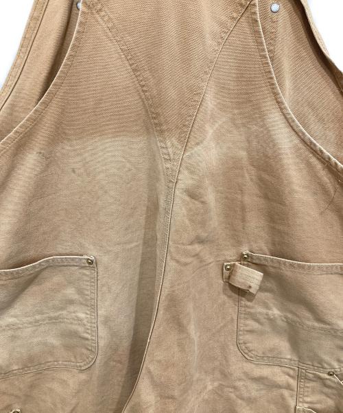 CarHartt（カーハート）CarHartt (カーハート) ダブルニーオーバーオール ベージュ サイズ:表記なしの古着・服飾アイテム