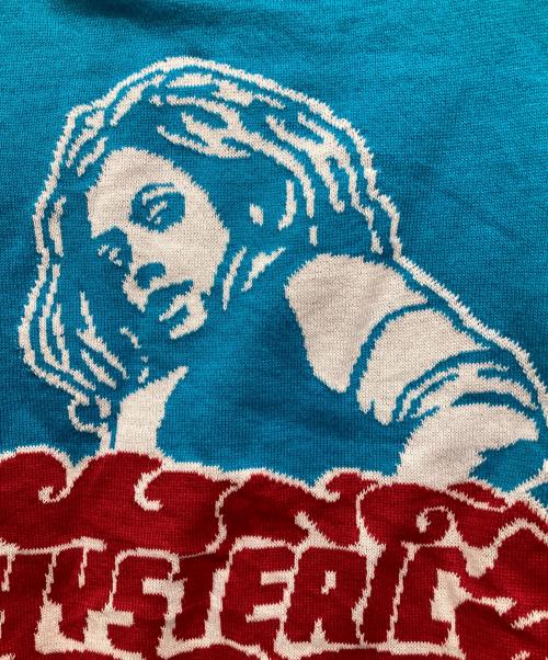 Hysteric Glamour（ヒステリックグラマー）Hysteric Glamour (ヒステリックグラマー) VIXEN GIRLジャカード キャミソール スカイブルー サイズ:Fの古着・服飾アイテム