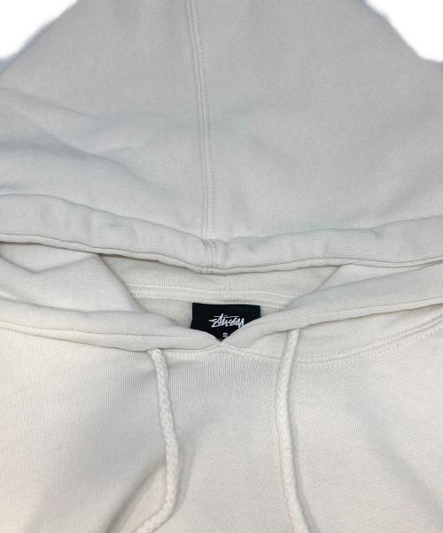 stussy（ステューシー）stussy (ステューシー) プリントパーカー ホワイト サイズ:Sの古着・服飾アイテム