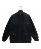 MARGARET HOWELLマーガレットハウエル）の古着「中綿ジップジャケット」｜ブラック