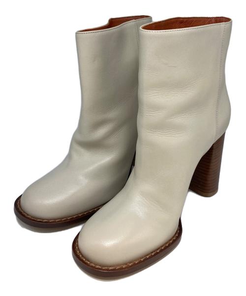 MARNI（マルニ）MARNI (マルニ) ショートブーツ ホワイト サイズ:37 (24cm)の古着・服飾アイテム