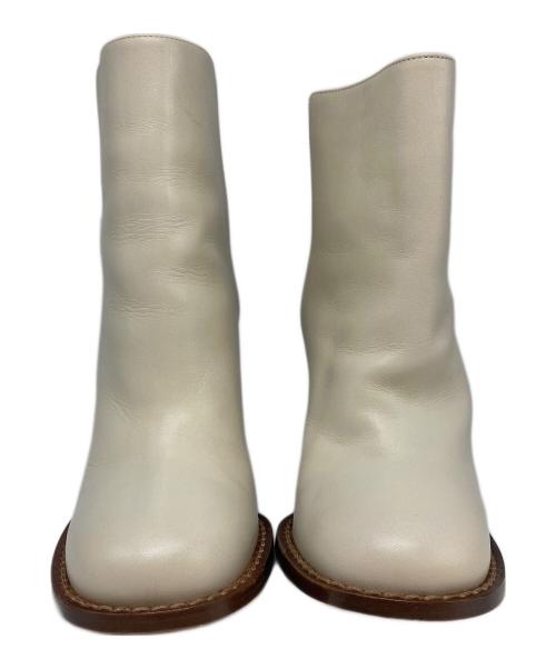 MARNI（マルニ）MARNI (マルニ) ショートブーツ ホワイト サイズ:37 (24cm)の古着・服飾アイテム