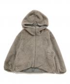 Sugar Roseシュガーローズ）の古着「キルティング&ファーリバーブルゾン」｜グレー