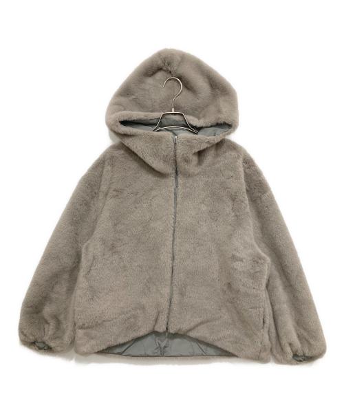 Sugar Rose（シュガーローズ）Sugar Rose (シュガーローズ) キルティング&ファーリバーブルゾン グレー サイズ:Freeの古着・服飾アイテム