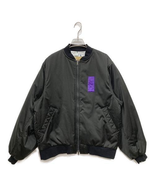 THOMAS MAGPIE（トーマス マグパイ）THOMAS MAGPIE (トーマス マグパイ) Nishitetsu KIMINOSUKINAHANA 西鉄 P/TWILL MA-1 リバーシブル ジャケット ブラック サイズ:38 (M)の古着・服飾アイテム