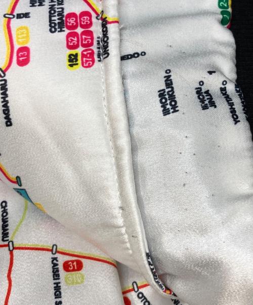 THOMAS MAGPIE（トーマス マグパイ）THOMAS MAGPIE (トーマス マグパイ) Nishitetsu KIMINOSUKINAHANA 西鉄 P/TWILL MA-1 リバーシブル ジャケット ブラック サイズ:38 (M)の古着・服飾アイテム