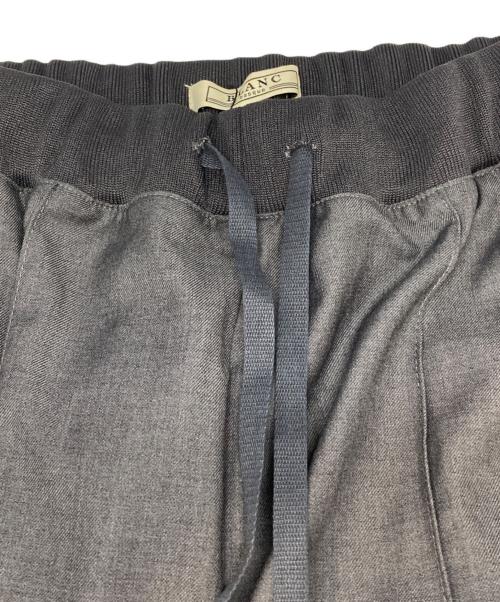 blanc basque（ブランバスク）blanc basque (ブランバスク) サイドラインイージーパンツ グレー サイズ:38 未使用品の古着・服飾アイテム