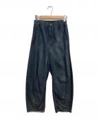 Ayaneアヤネ）の古着「ダンガリーコクーンパンツ」｜インディゴ