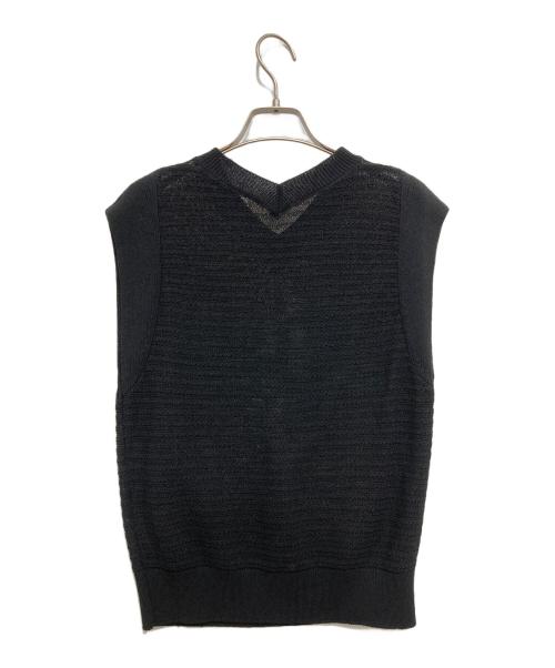 IENA（イエナ）IENA (イエナ) コイルヤーンニットベスト ブラック サイズ:Fの古着・服飾アイテム