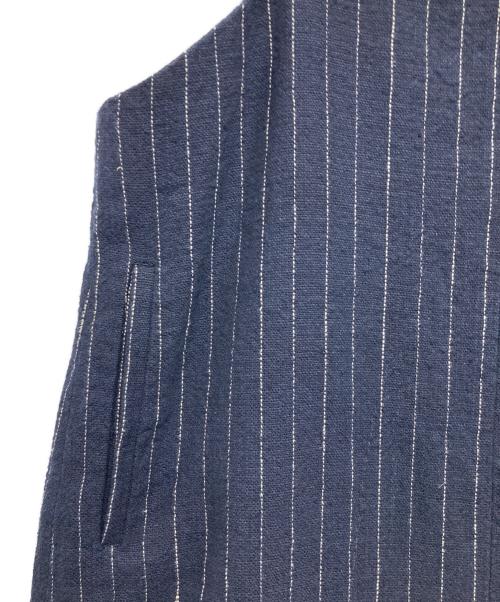 IENA（イエナ）IENA (イエナ) リネン混 Iライン ジャンパースカート ネイビー サイズ:38の古着・服飾アイテム
