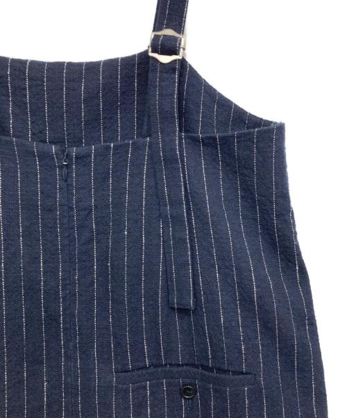 IENA（イエナ）IENA (イエナ) リネン混 Iライン ジャンパースカート ネイビー サイズ:38の古着・服飾アイテム