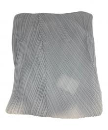 PLEATS PLEASE（プリーツプリーズ）の古着「プリーツスカーフ」｜グレー