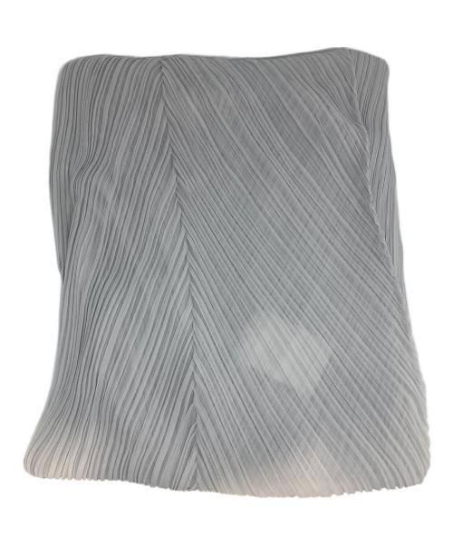 PLEATS PLEASE（プリーツプリーズ）PLEATS PLEASE (プリーツプリーズ) プリーツスカーフ グレーの古着・服飾アイテム