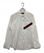 DSQUARED2ディースクエアード）の古着「ロゴテープシャツ」｜ホワイト