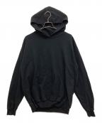 LOS ANGELES APPARELロサンゼルスアパレル）の古着「14oz プルオーバーパーカー」｜ブラック