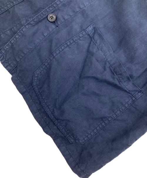 F.O.B FACTORY（エフオービー ファクトリー）F.O.B FACTORY (エフオービー ファクトリー) ヘンプシャツ ジャケット ネイビー サイズ:4の古着・服飾アイテム