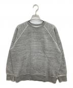 orSlowオアスロウ）の古着「Loop Wheel Crew Neck Sweat Shirts」｜グレー