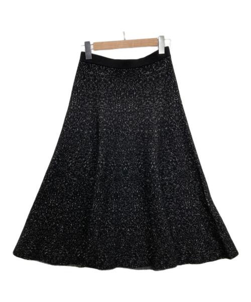 EPOCA STORIA（エポカ ストリア）EPOCA STORIA (エポカ ストリア) ニットジャガードスカート ブラック サイズ:40の古着・服飾アイテム