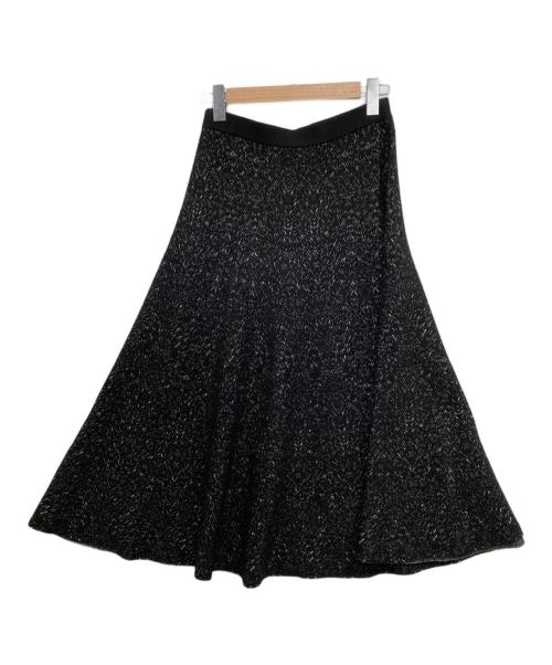 EPOCA STORIA（エポカ ストリア）EPOCA STORIA (エポカ ストリア) ニットジャガードスカート ブラック サイズ:40の古着・服飾アイテム