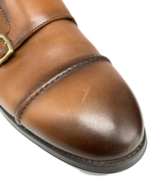 ZARA（ザラ）ZARA (ザラ) ダブルモンクストラップシューズ ブラウン サイズ:44(EU)の古着・服飾アイテム