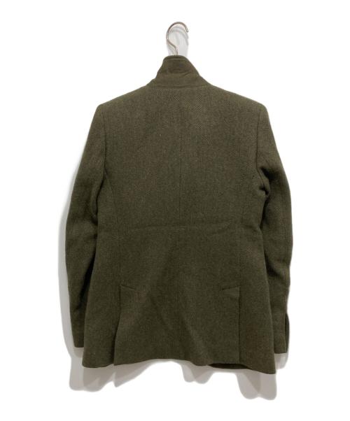 RALPH LAUREN（ラルフローレン）RALPH LAUREN (ラルフローレン) 3Bヘリンボーンジャケット グリーンの古着・服飾アイテム