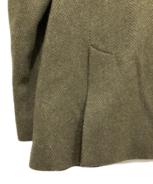 RALPH LAUREN（ラルフローレン）RALPH LAUREN (ラルフローレン) 3Bヘリンボーンジャケット グリーンの古着・服飾アイテム