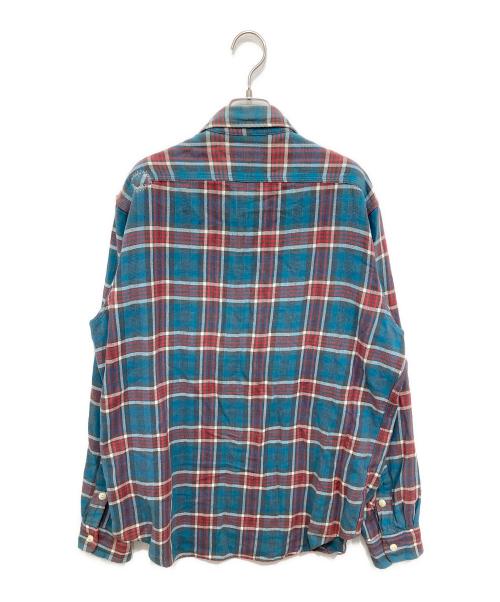 RALPH LAUREN（ラルフローレン）RALPH LAUREN (ラルフローレン) ネルシャツ ブルー サイズ:Lの古着・服飾アイテム