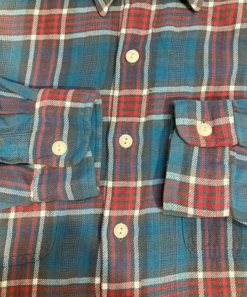 RALPH LAUREN（ラルフローレン）RALPH LAUREN (ラルフローレン) ネルシャツ ブルー サイズ:Lの古着・服飾アイテム