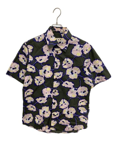 MARNI（マルニ）MARNI (マルニ) フラワープリント総柄半袖シャツ グリーン サイズ:48の古着・服飾アイテム