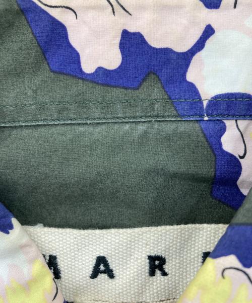 MARNI（マルニ）MARNI (マルニ) フラワープリント総柄半袖シャツ グリーン サイズ:48の古着・服飾アイテム