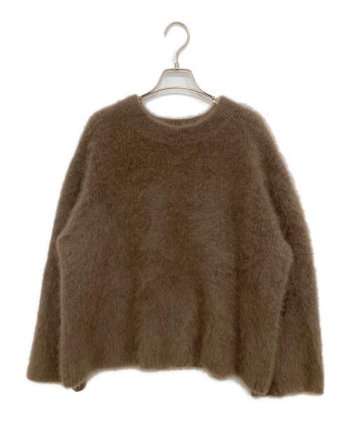 AP STUDIO（エーピーストゥディオ）AP STUDIO (エーピーストゥディオ) ラクーンニット ブラウン サイズ:不明の古着・服飾アイテム